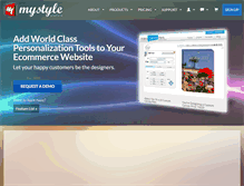 Tablet Screenshot of mystyleplatform.com